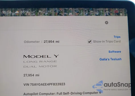 2023 Tesla Model Y z USA, uszkodzony, nr VIN 7SAYGAEE4PF833923